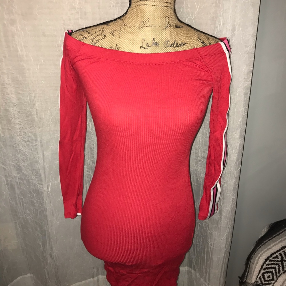 Off shoulder mini dress